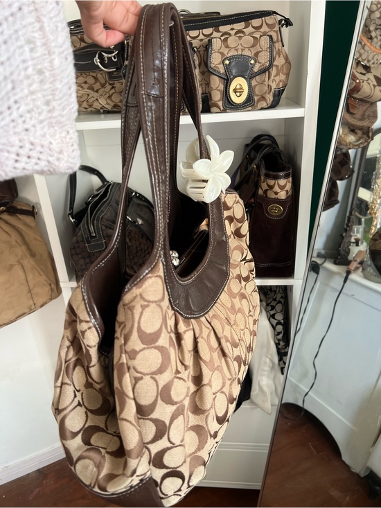 COACH Ergo Pleated Signature Kisslock Iconic Y2K Coach Ergo 